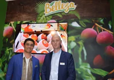 Fabricio Torres en Tiago de Wit van Torres Tropical Fresh. Mango, limes, papaya, vijgen, gember in bio en conventioneel zijn de hoofdproducten bij dit bedrijf.